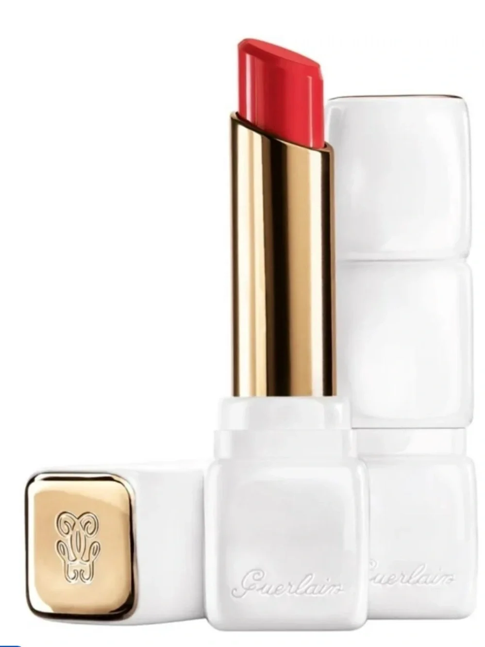 ⚡️🖤GUERLAIN KissKiss Roselip Tinted Lip Balm Peach Party